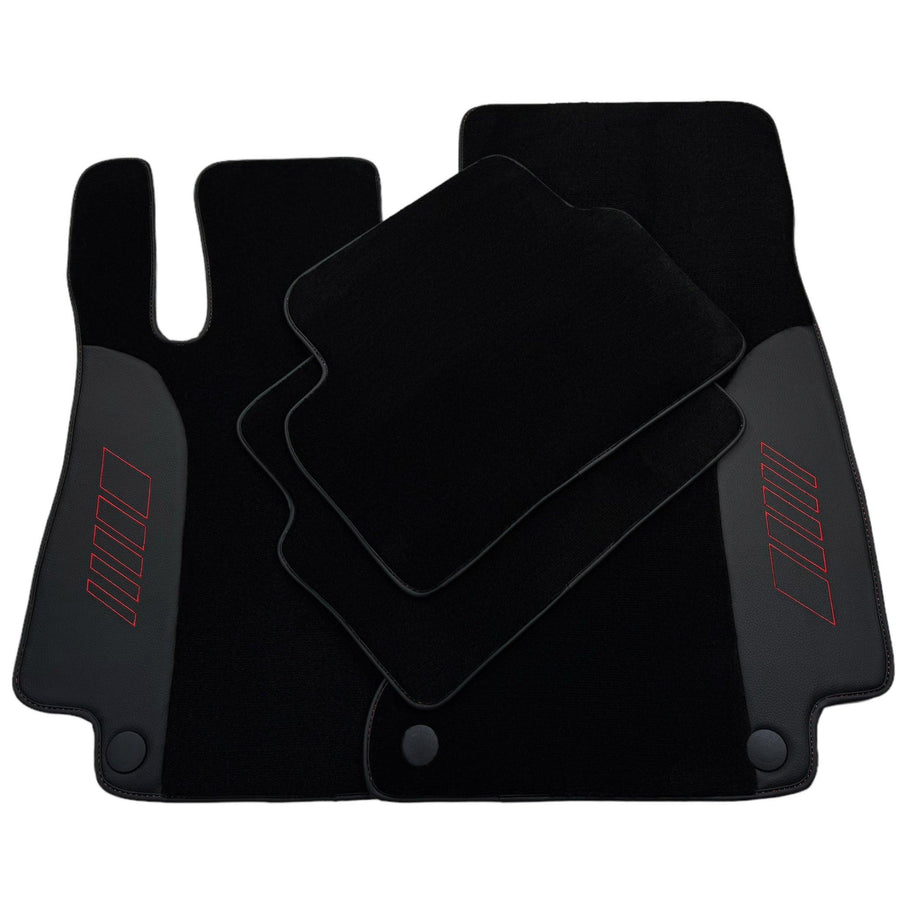 Black Floor Mats For Mercedes Benz CLA-Class X118 Shooting Brake (2019-2023) | AutoWin Edition - AutoWin