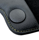 Customizable Black Floor Mats For Mercedes Benz EQS-Class X296 (2022-2023) - AutoWin