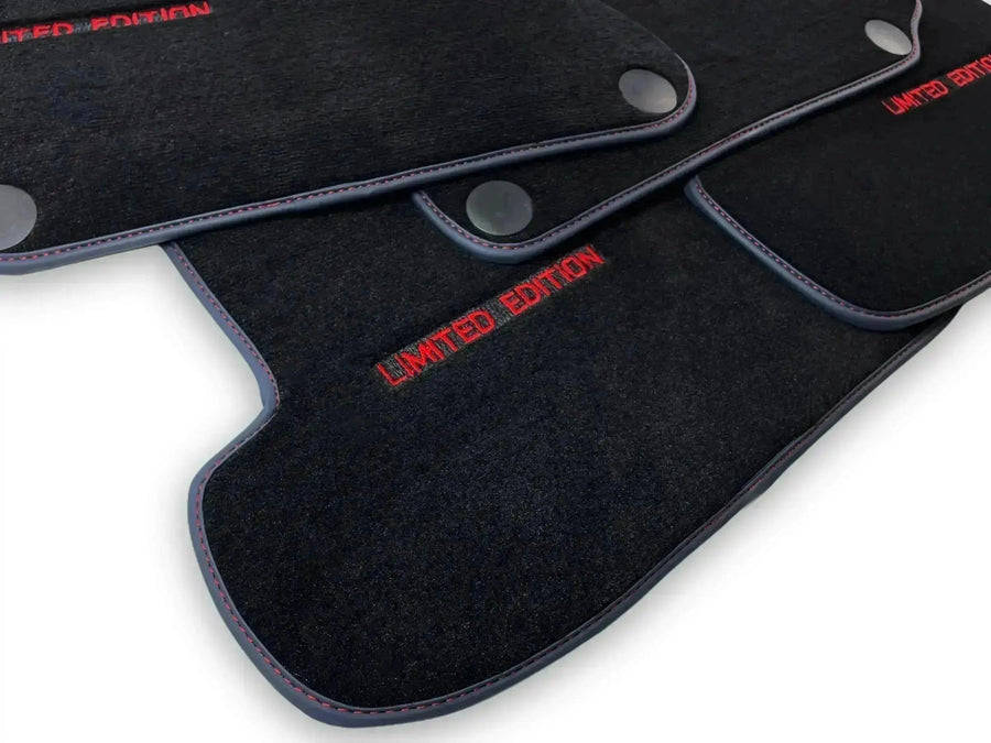 Black Floor Mats For Mercedes Benz GLE-Class V167 Allrounder - 5 Seats (2019-2023) | AutoWin Edition - AutoWin
