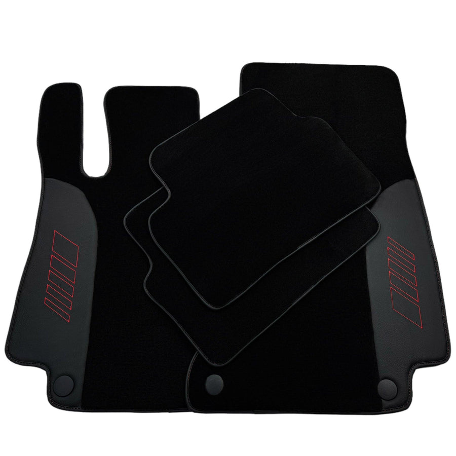 Black Floor Mats For Mercedes Benz S-Class W140 (1991-1998) | AutoWin Edition - AutoWin