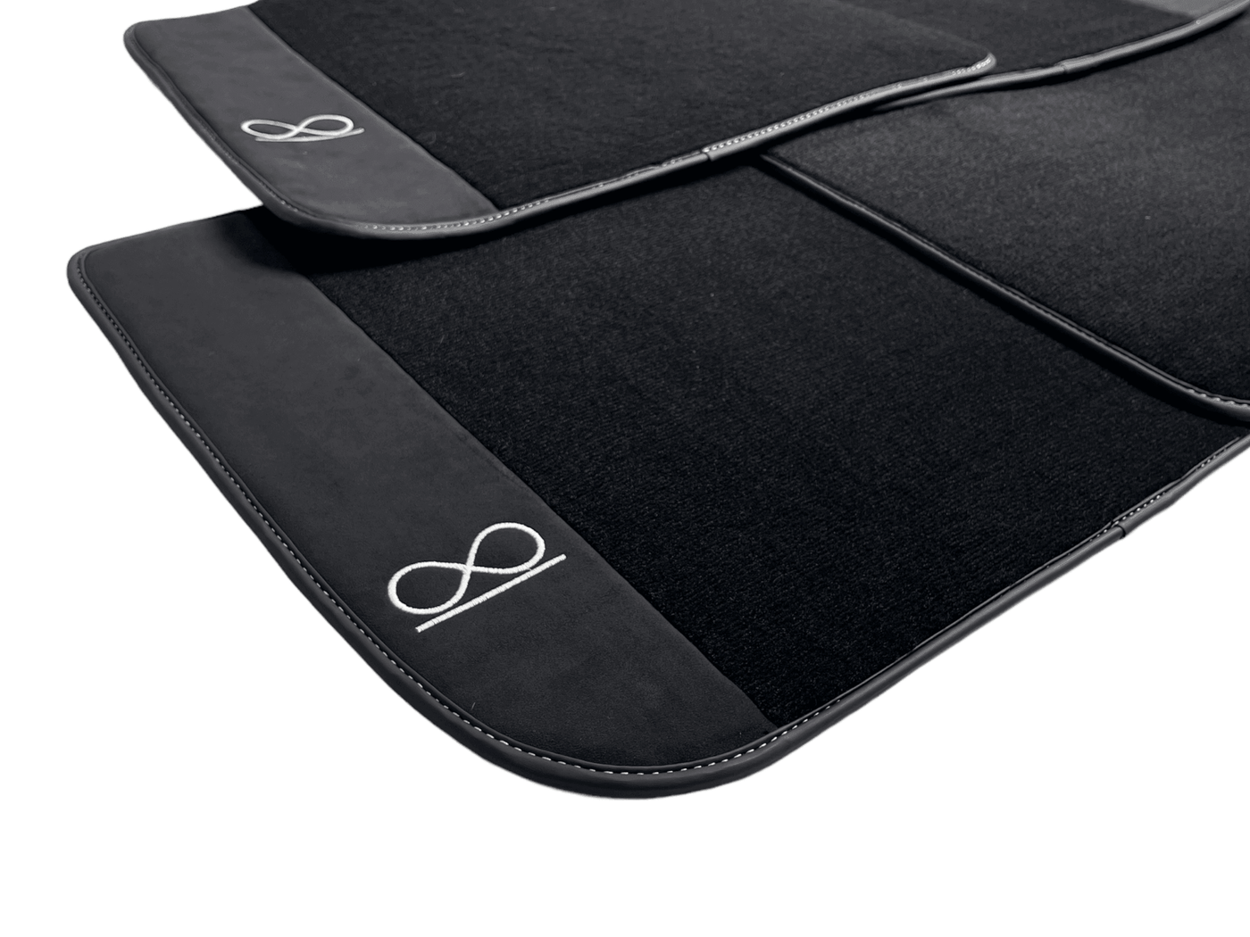 Black Floor Mats For Rolls Royce Black Badge Dawn - AutoWin
