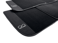 Black Floor Mats For Rolls Royce Black Badge Dawn - AutoWin