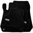 Black Luxury Floor Mats For Mercedes Benz C-Class CL203 Coupe (2000-2008) | ER56 Design - AutoWin