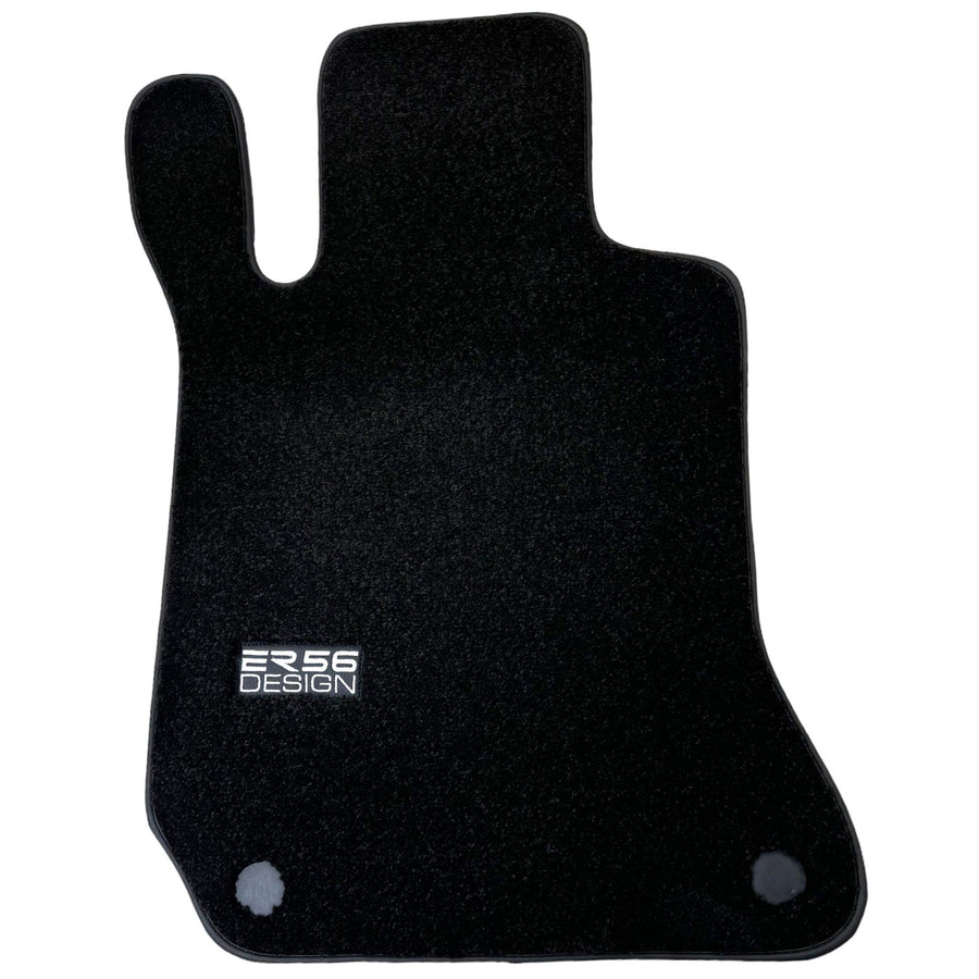 Black Luxury Floor Mats For Mercedes Benz C-Class S205 Wagon (2014-2018) | ER56 Design - AutoWin