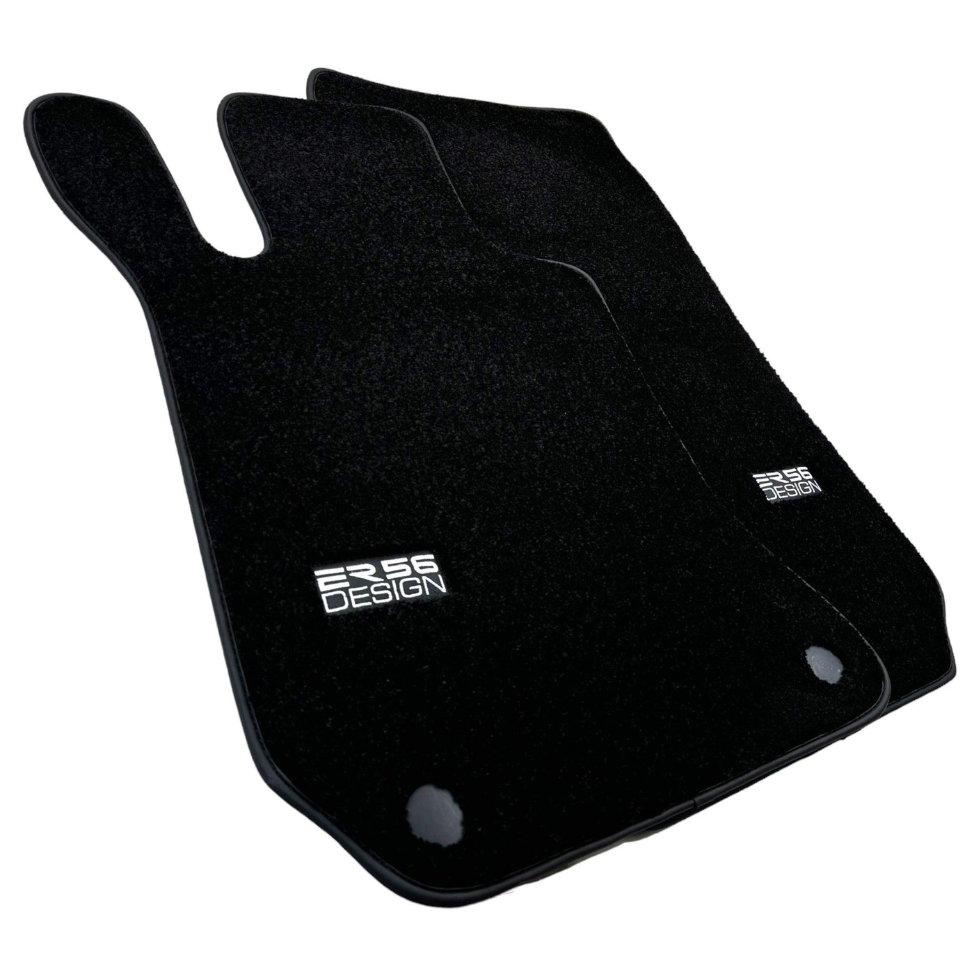 Black Luxury Floor Mats For Mercedes Benz S-Class W220 (1998-2005) Long Wheelbase | ER56 Design - AutoWin