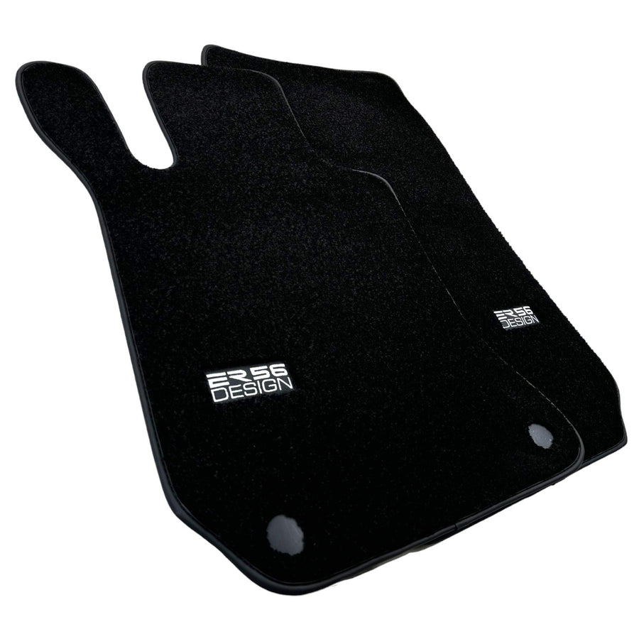 Black Luxury Floor Mats For Mercedes Benz S-Class W221 (2005-2013) Long Wheelbase | ER56 Design - AutoWin