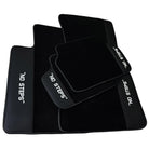 Black Mats For BMW 3 Series E30 4-doors Sedan No Steps Edition - AutoWin