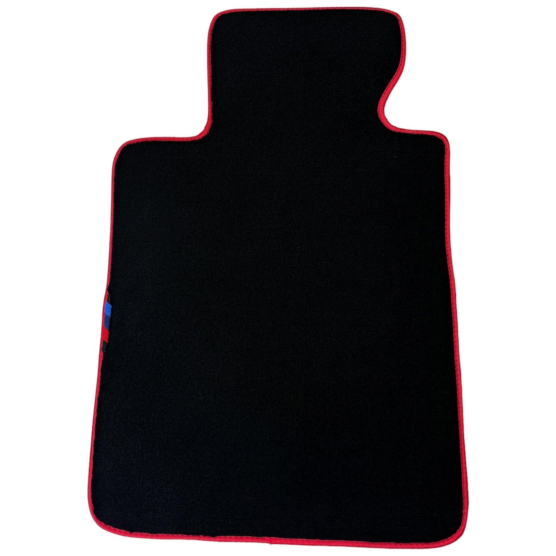 Black Mats For BMW iX1 - U11 SUV | Red Trim - AutoWin