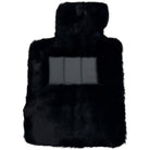 Black Sheepskin Floor Mats For BMW 1 Series E88 Convertible - AutoWin