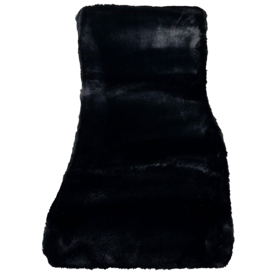 Black Sheepskin Floor Mats For BMW M4 G83 Convertible No Steps Edition - AutoWin