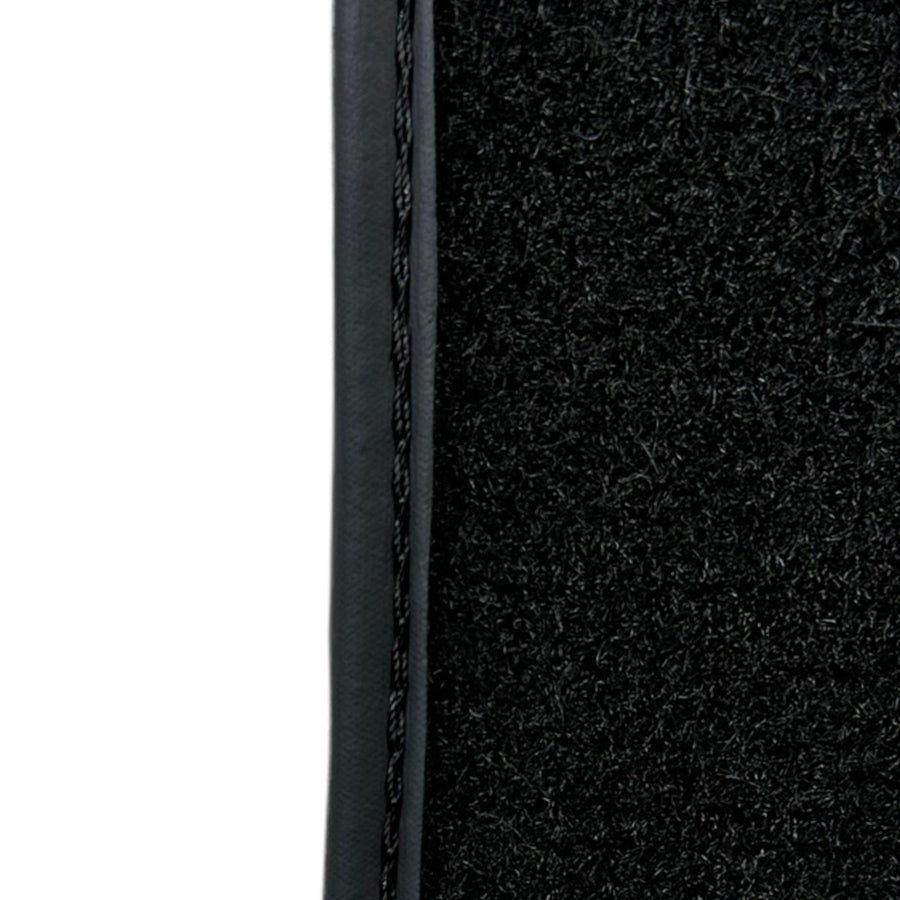 Black Sheepskin Floor Mats For BMW M5 E39 No Steps Edition - AutoWin