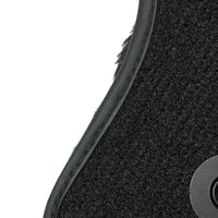 Black Sheepskin Floor Mats For Mercedes Benz GLC-Class X253 SUV (2019-2023) | ER56 Design - AutoWin