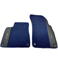 Blue Floor Mats For Bentley Flying Spur (2013-2019) with Leather - AutoWin