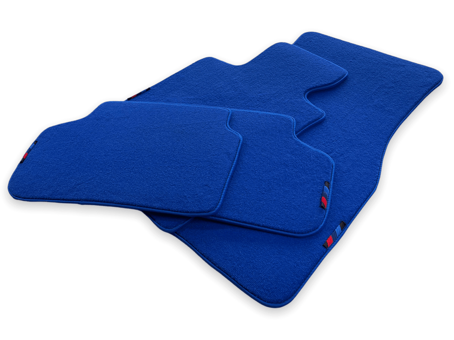 Blue Floor Mats For BMW 3 Series E46 Coupe With M Package - AutoWin