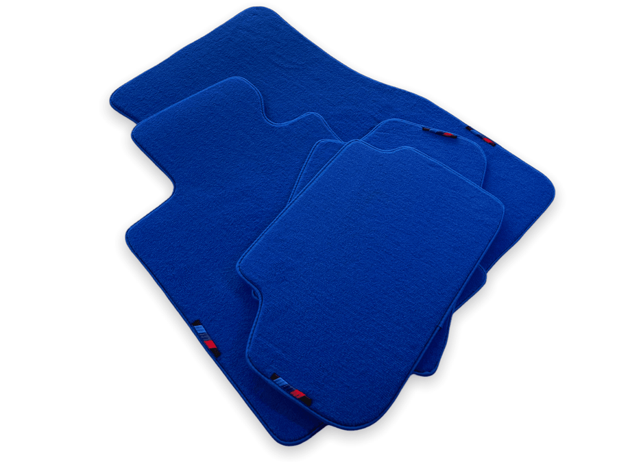 Blue Floor Mats For BMW 3 Series E46 Coupe With M Package - AutoWin