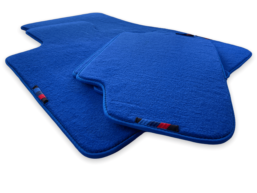 Blue Floor Mats For BMW 3 Series E46 Coupe With M Package - AutoWin