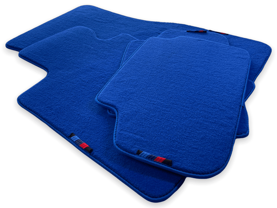 Blue Floor Mats For BMW 3 Series E46 Coupe With M Package - AutoWin