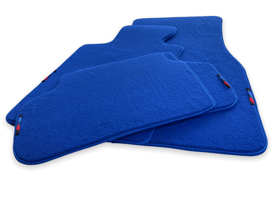 Blue Floor Mats For BMW 3 Series E90 With M Package - AutoWin