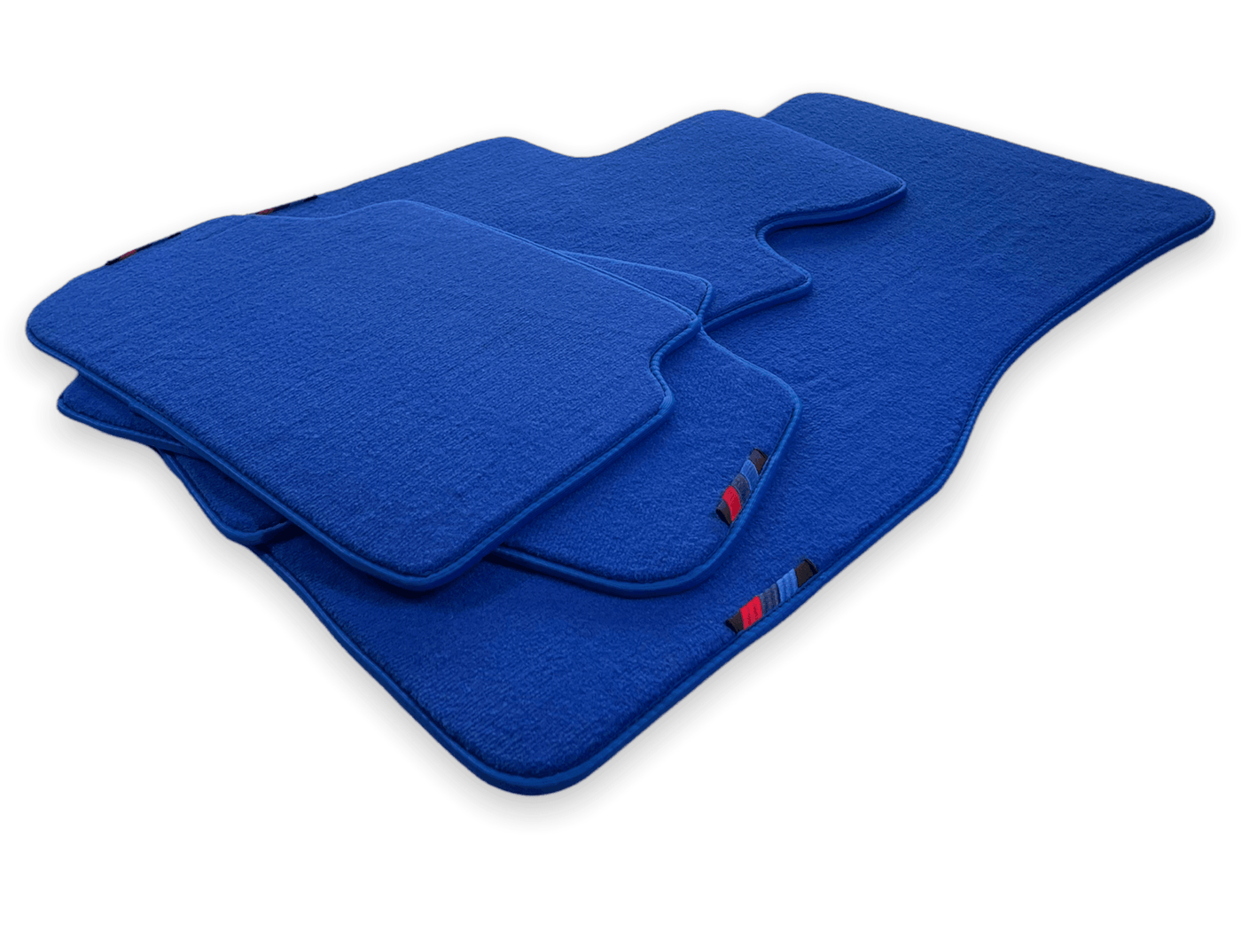 Blue Floor Mats For BMW 7 Series G12 With M Package - AutoWin