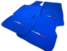 Blue Floor Mats For Maserati Ghibli 2013-2022 Italy Edition - AutoWin