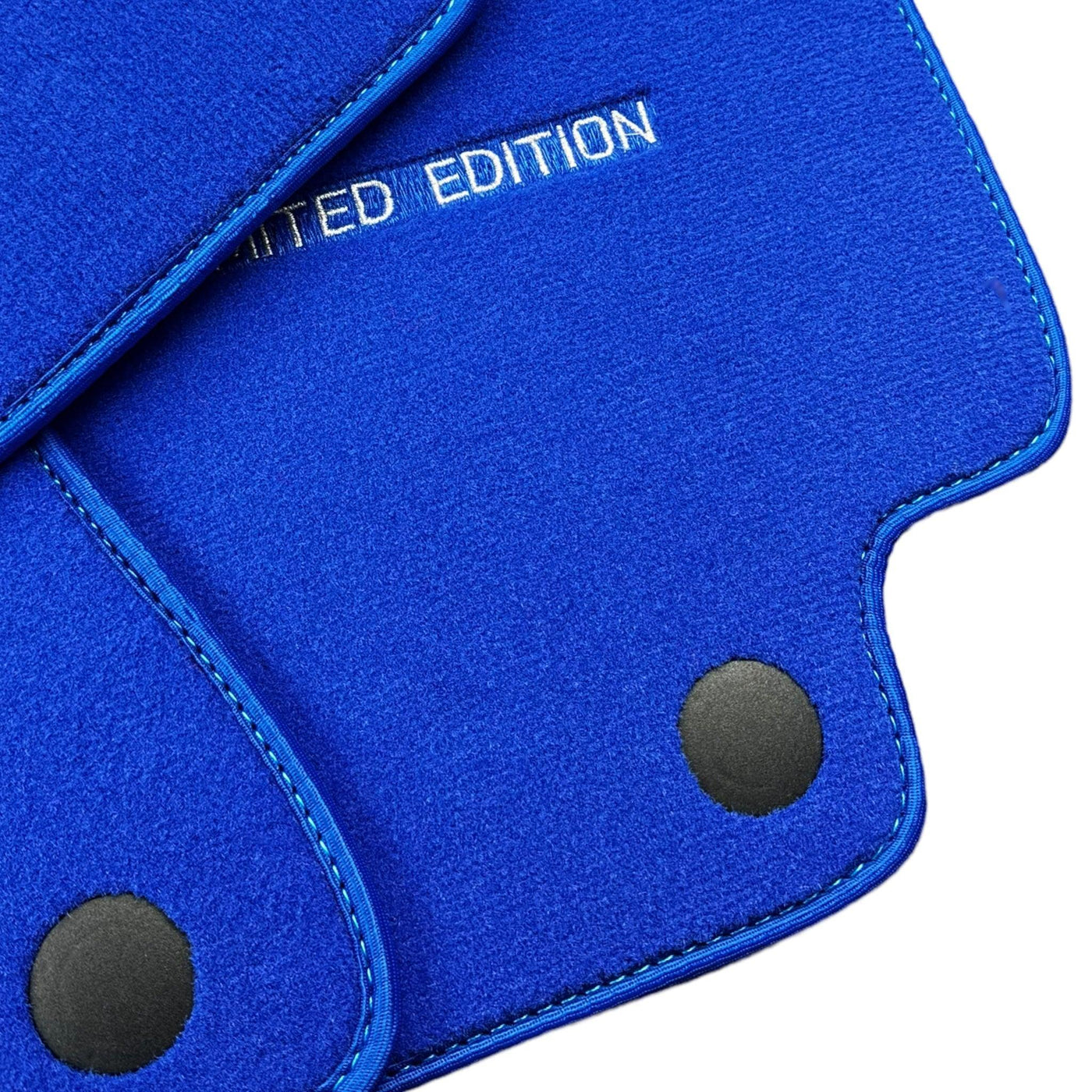 Blue Floor Mats For Mercedes Benz CLK-Class A208 Convertible (1998-2003) | Limited Edition - AutoWin