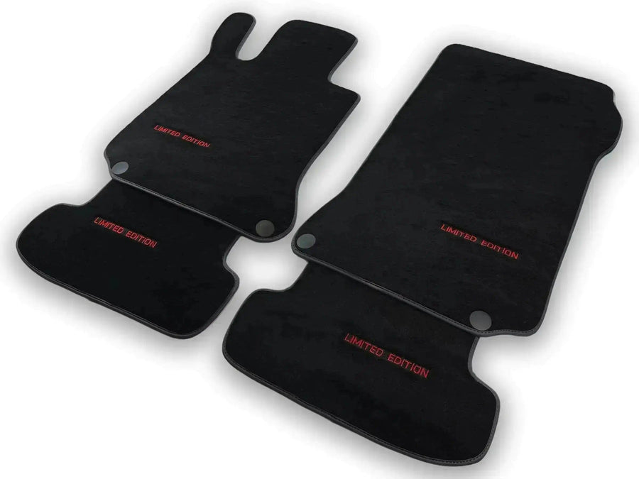 Blue Floor Mats For Mercedes Benz GLE-Class W166 Allrounder (2015-2019) | Limited Edition - AutoWin