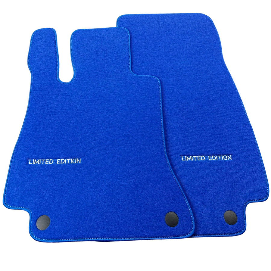Blue Floor Mats For Mercedes Benz S-Class V223 (2021-2023) Hybrid | Limited Edition - AutoWin