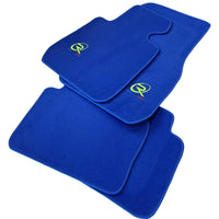 Blue Mats For BMW 1 Series E88 Convertible Tailored Set Perfect Fit - AutoWin