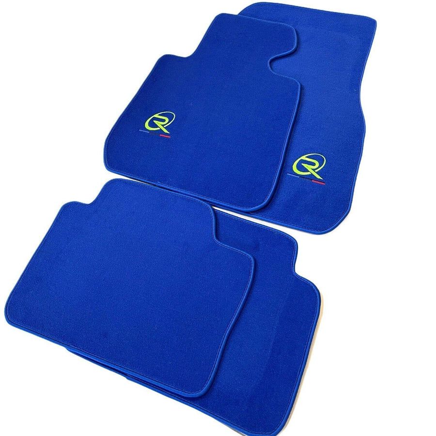 Blue Mats For BMW 5 Series F11 5-doors Wagon Tailored Set Perfect Fit - AutoWin