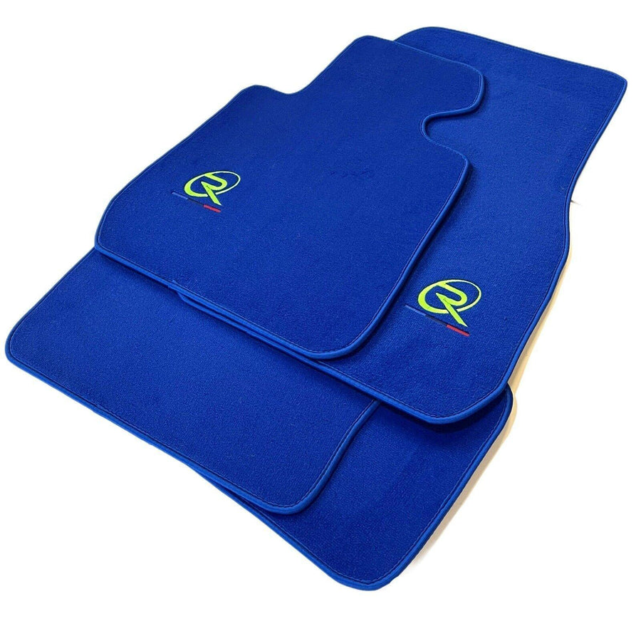 Blue Mats For BMW M3 E93 Tailored Set Perfect Fit - AutoWin