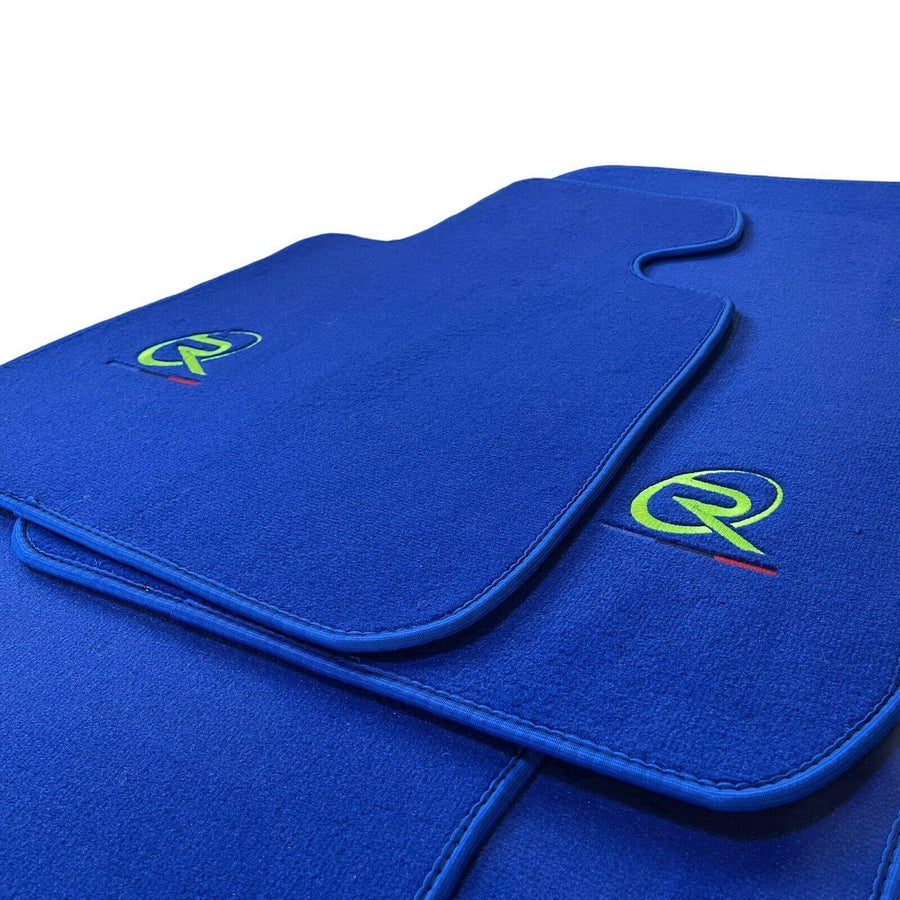 Blue Mats For BMW M3 E93 Tailored Set Perfect Fit - AutoWin