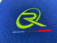 Blue Mats For BMW M5 E34 Tailored Set Perfect Fit - AutoWin