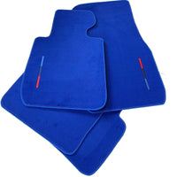 Blue Mats For BMW X5M F95 SUV With M Package - AutoWin