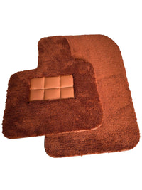 Brown Sheepskin Floor Mats For Rolls Royce Ghost Series I (2010–2020) Er56 Design Brand - AutoWin