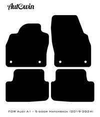 Dark Blue Floor Mats for Audi A1 - 5-door Hatchback (2019-2024) | ER56 Design - AutoWin