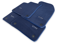 Dark Blue Floor Mats for Audi A4 - B5 Facelift Avant (1999-2001) | ER56 Design - AutoWin