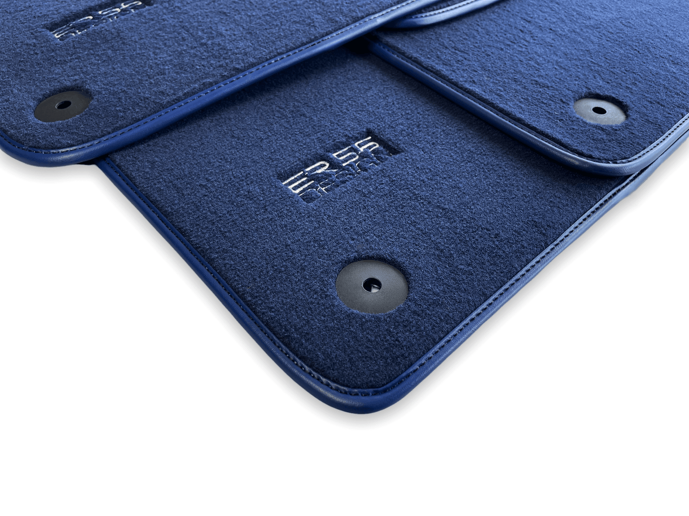 Dark Blue Floor Mats for Audi A4 - B6 Convertible (2002-2006) | ER56 Design - AutoWin