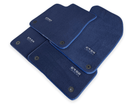 Dark Blue Floor Mats for Audi A4 - B6 Convertible (2002-2006) | ER56 Design - AutoWin