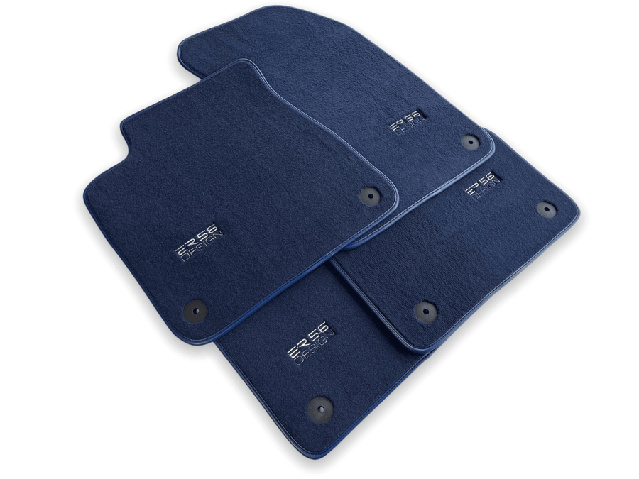 Dark Blue Floor Mats for Audi A5 - 8T3 Coupe (2007-2016) | ER56 Design - AutoWin