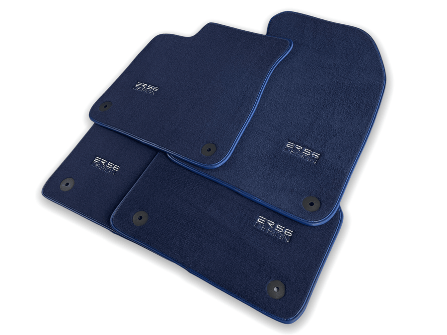 Dark Blue Floor Mats for Audi A5 - 8T3 Coupe (2007-2016) | ER56 Design - AutoWin