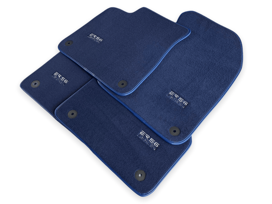 Dark Blue Floor Mats for Audi A5 - 8T3 Coupe (2007-2016) | ER56 Design - AutoWin