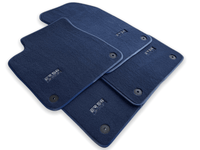 Dark Blue Floor Mats for Audi A6 - C6 Avant Long (2004-2008) | ER56 Design - AutoWin