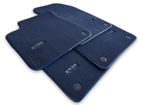 Dark Blue Floor Mats for Audi Q4 E-tron (2021-2024) | ER56 Design - AutoWin