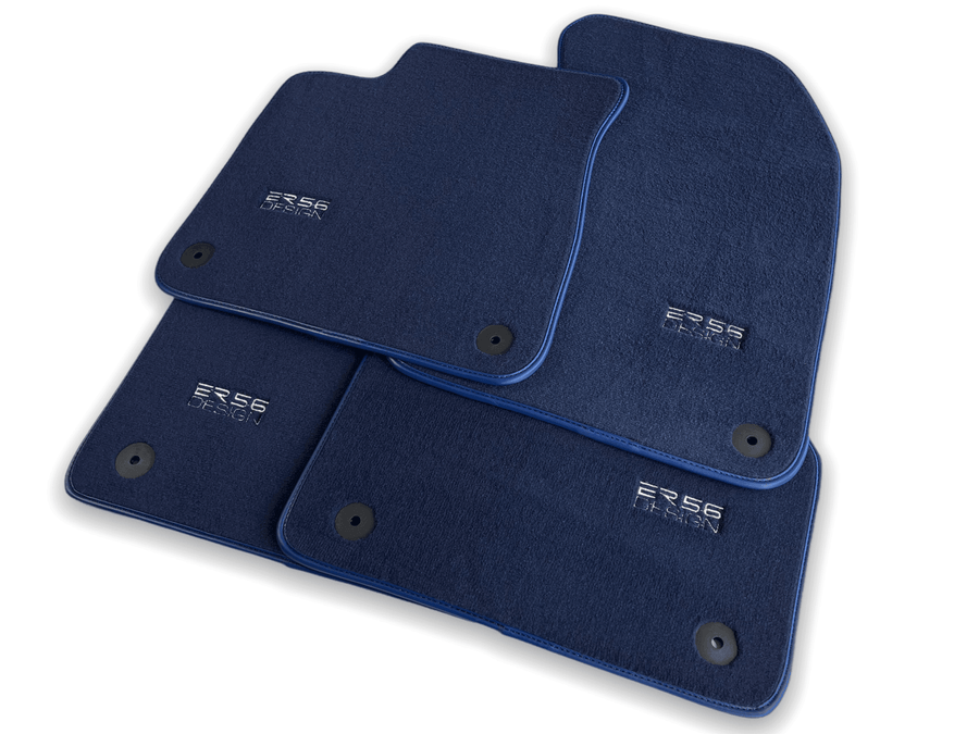 Dark Blue Floor Mats for Audi Q8 (2018-2023) | ER56 Design - AutoWin
