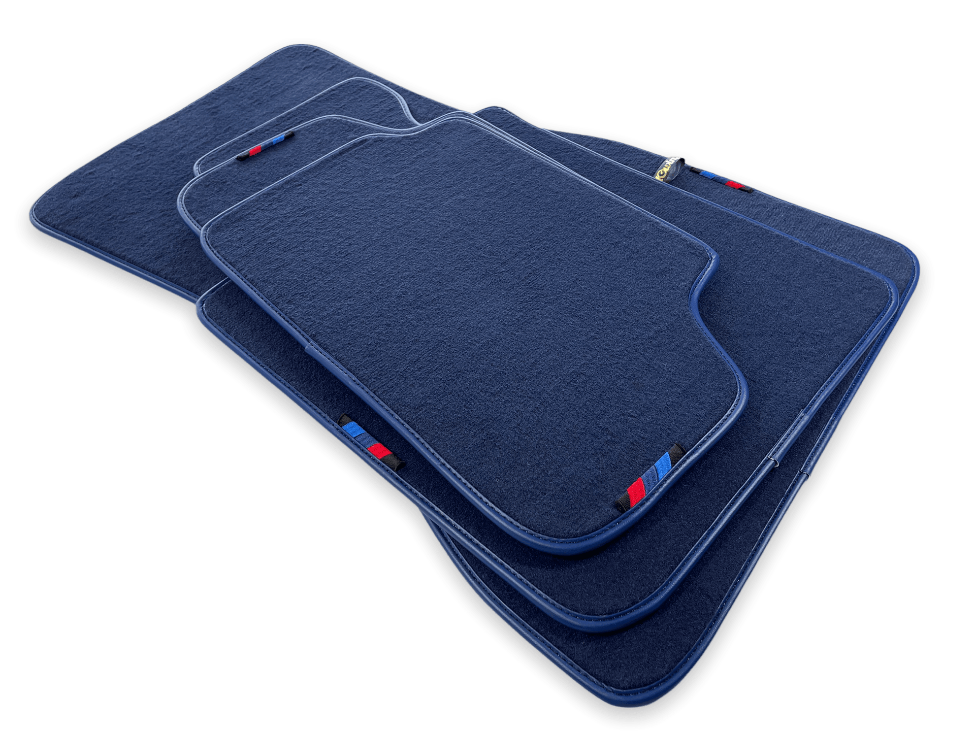 Dark Blue Floor Mats For BMW 3 Series G20 With M Package - AutoWin