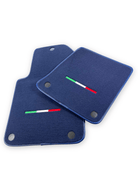 Dark Blue Floor Mats For Ferrari 599 Coupe 2006-2012 Italian Edition - AutoWin