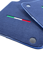 Dark Blue Floor Mats For Ferrari 599 Coupe 2006-2012 Italian Edition - AutoWin