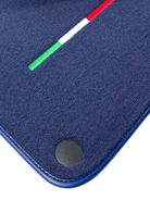Dark Blue Floor Mats For Ferrari 599 Coupe 2006-2012 Italian Edition - AutoWin