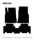 Dark Blue Floor Mats For Mercedes Benz A-Class W168 (1997-2004) | Limited Edition - AutoWin