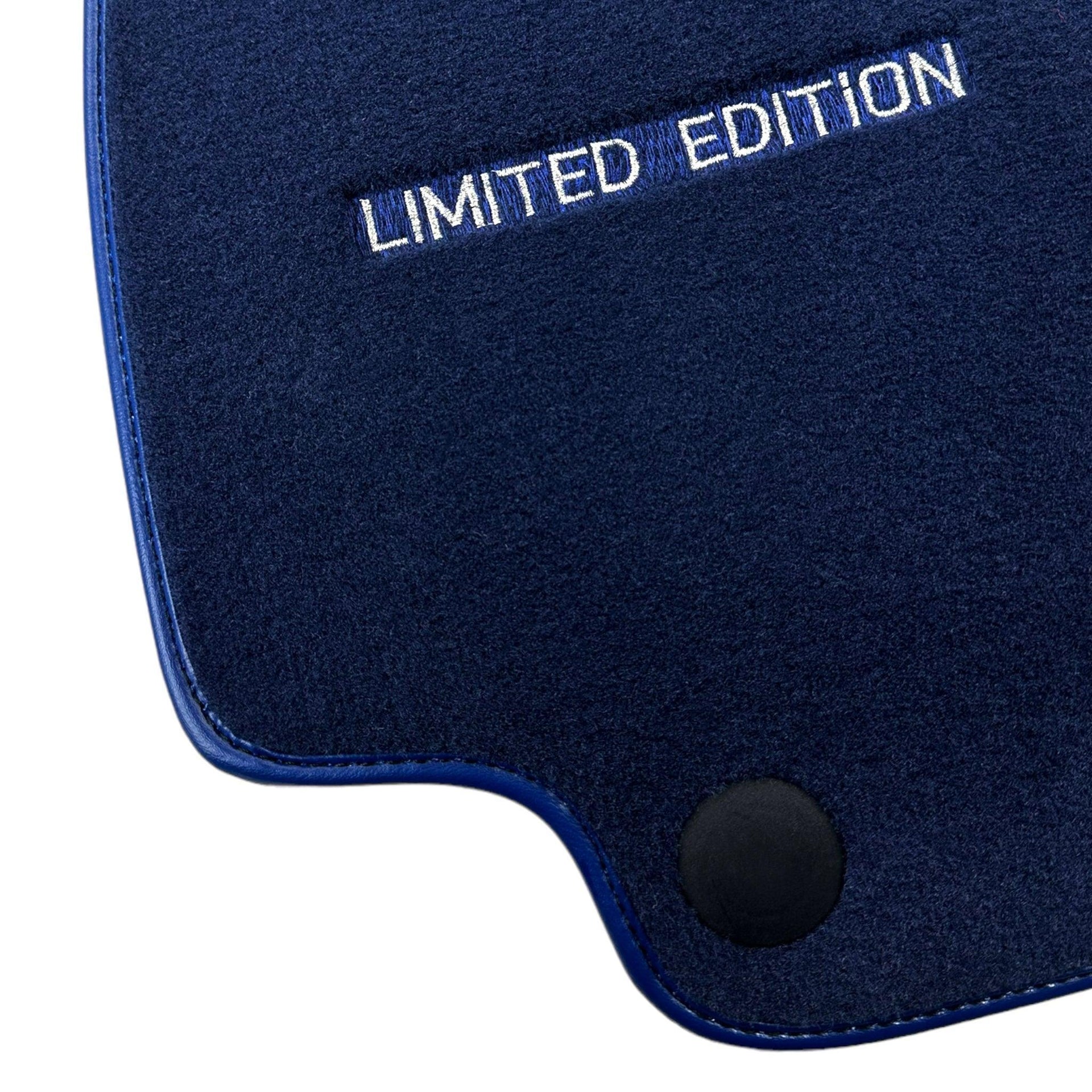 Dark Blue Floor Mats For Mercedes Benz CLK-Class A209 Convertible (2003-2010) | Limited Edition - AutoWin